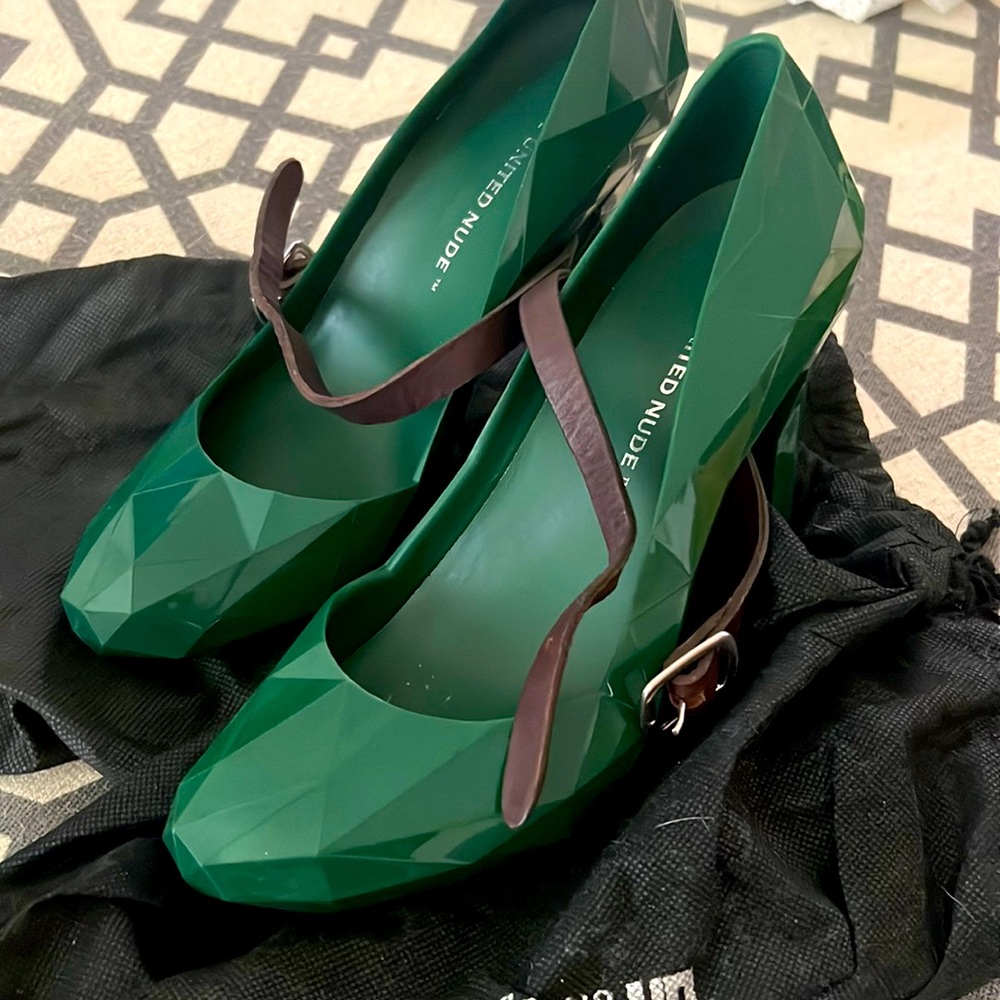 Jelly high heels